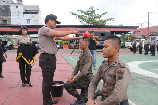 Kapolres Pesankan Brigadir Remaja Harus Membaur dengan Masyarakat